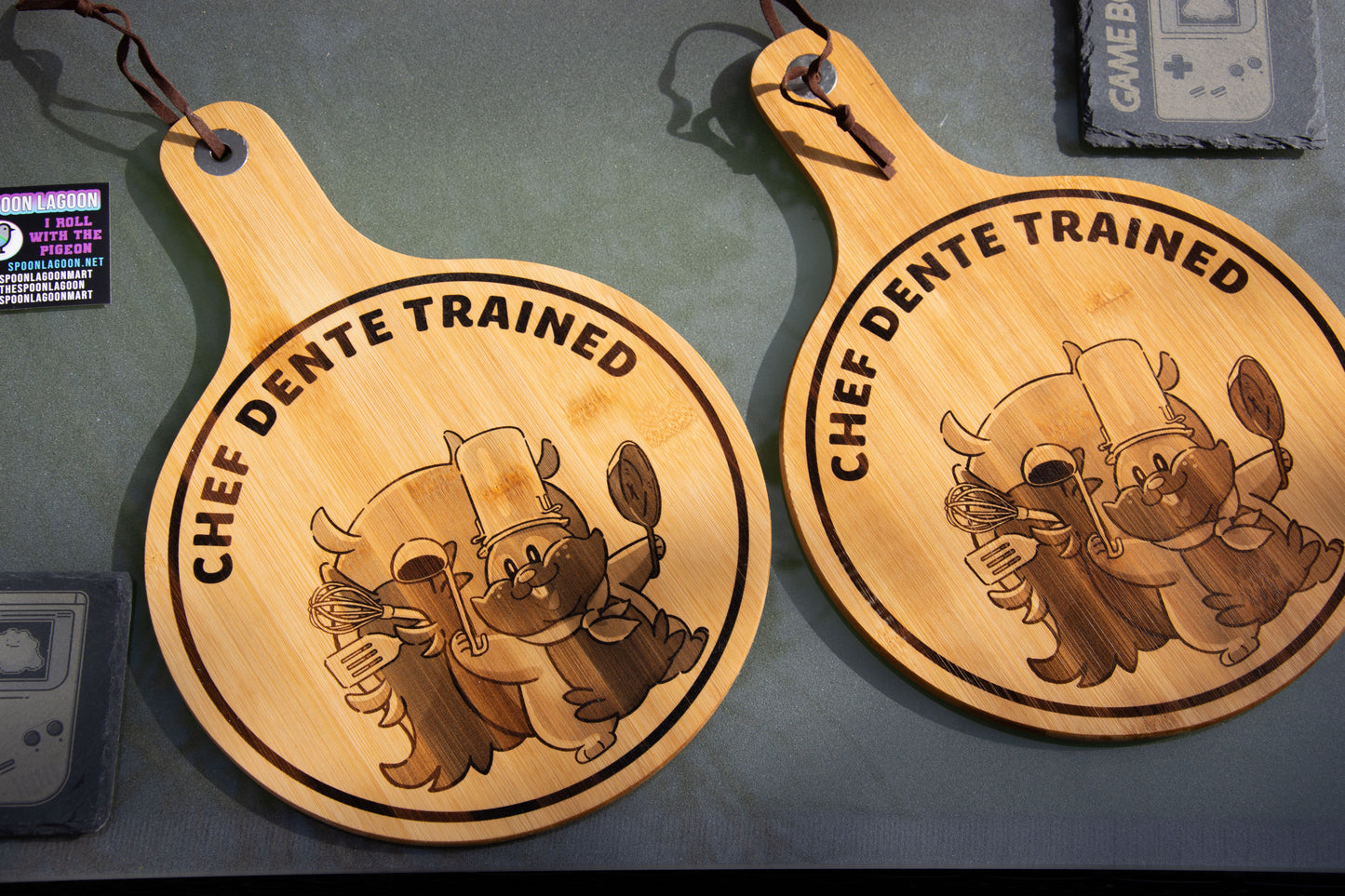 Chef Dente Trained - Pokopia inspired Serving Paddle Board (34cm)