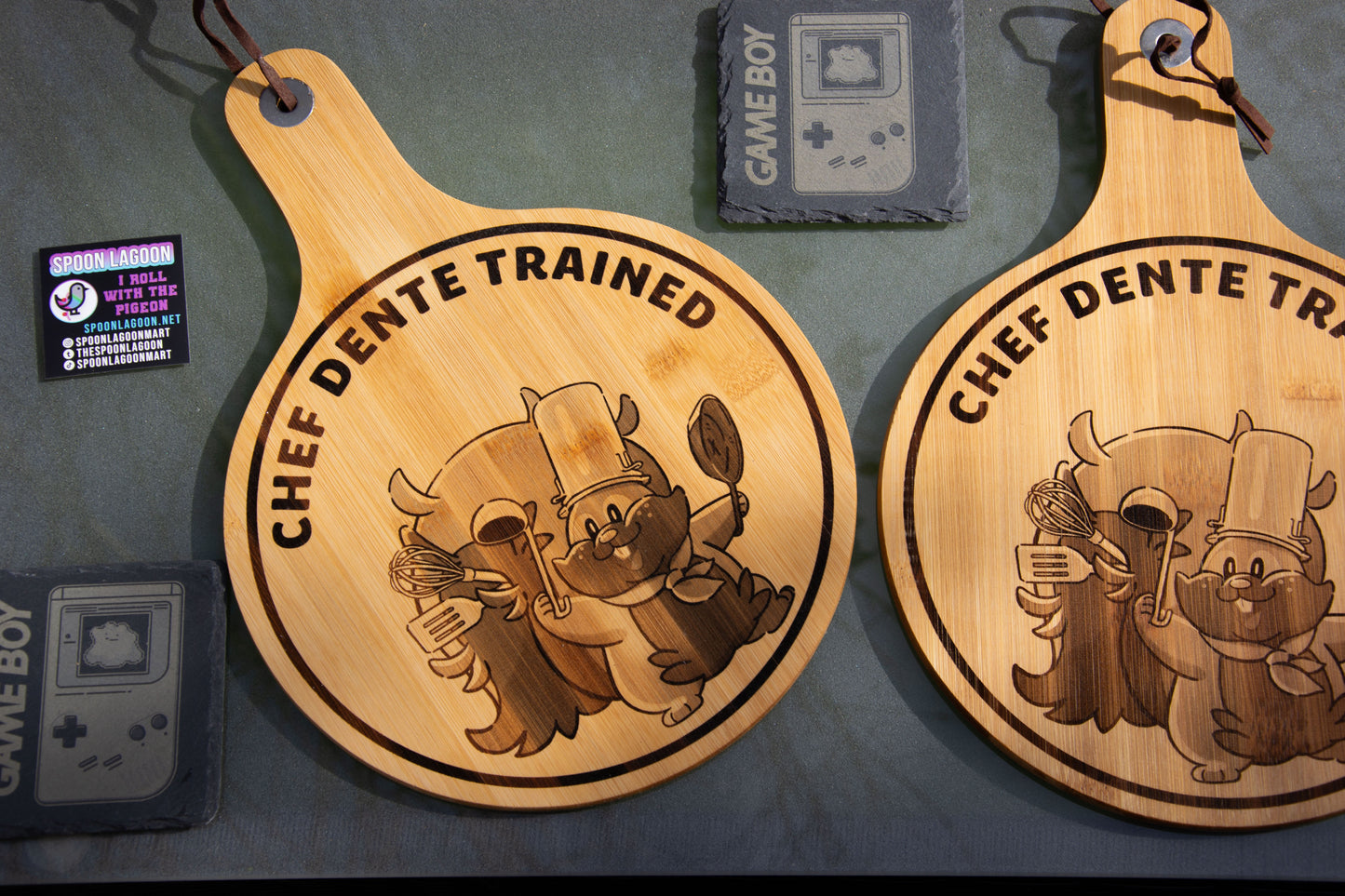 Chef Dente Trained - Pokopia inspired Serving Paddle Board (34cm)