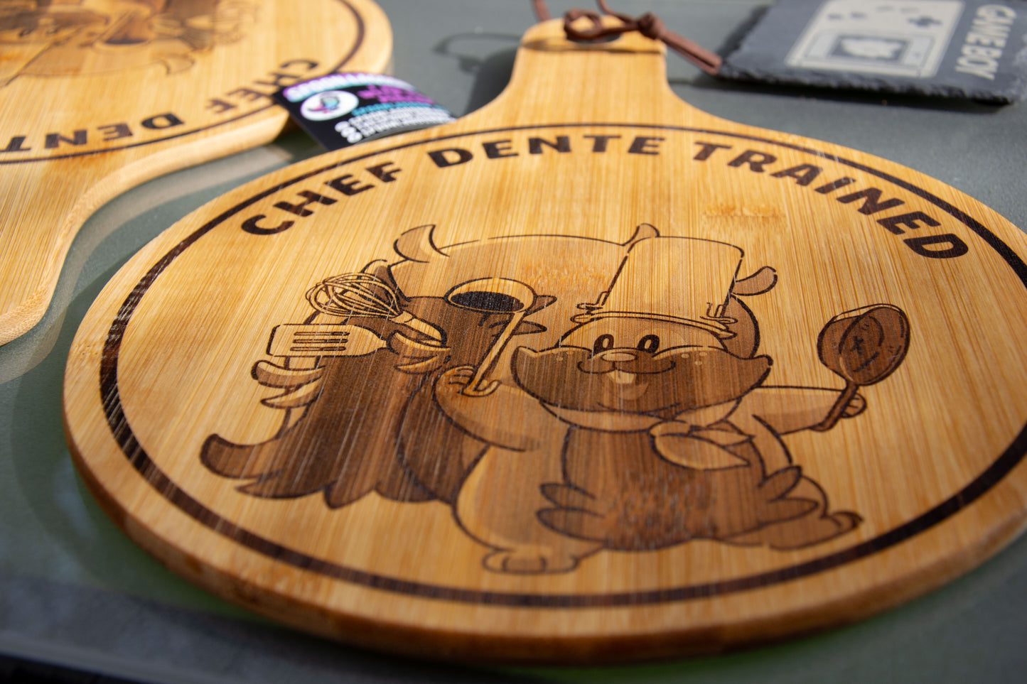 Chef Dente Trained - Pokopia inspired Serving Paddle Board (34cm)