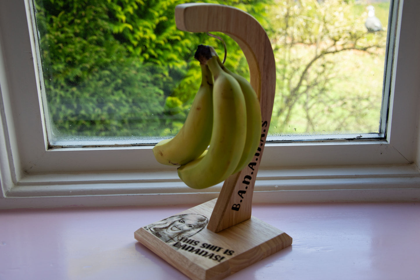 This S#!@ is Bananas - Hollaback Girl - Banana Stand // Gwen Stefani inspired Banana holder Noughties kitchenware meme gift