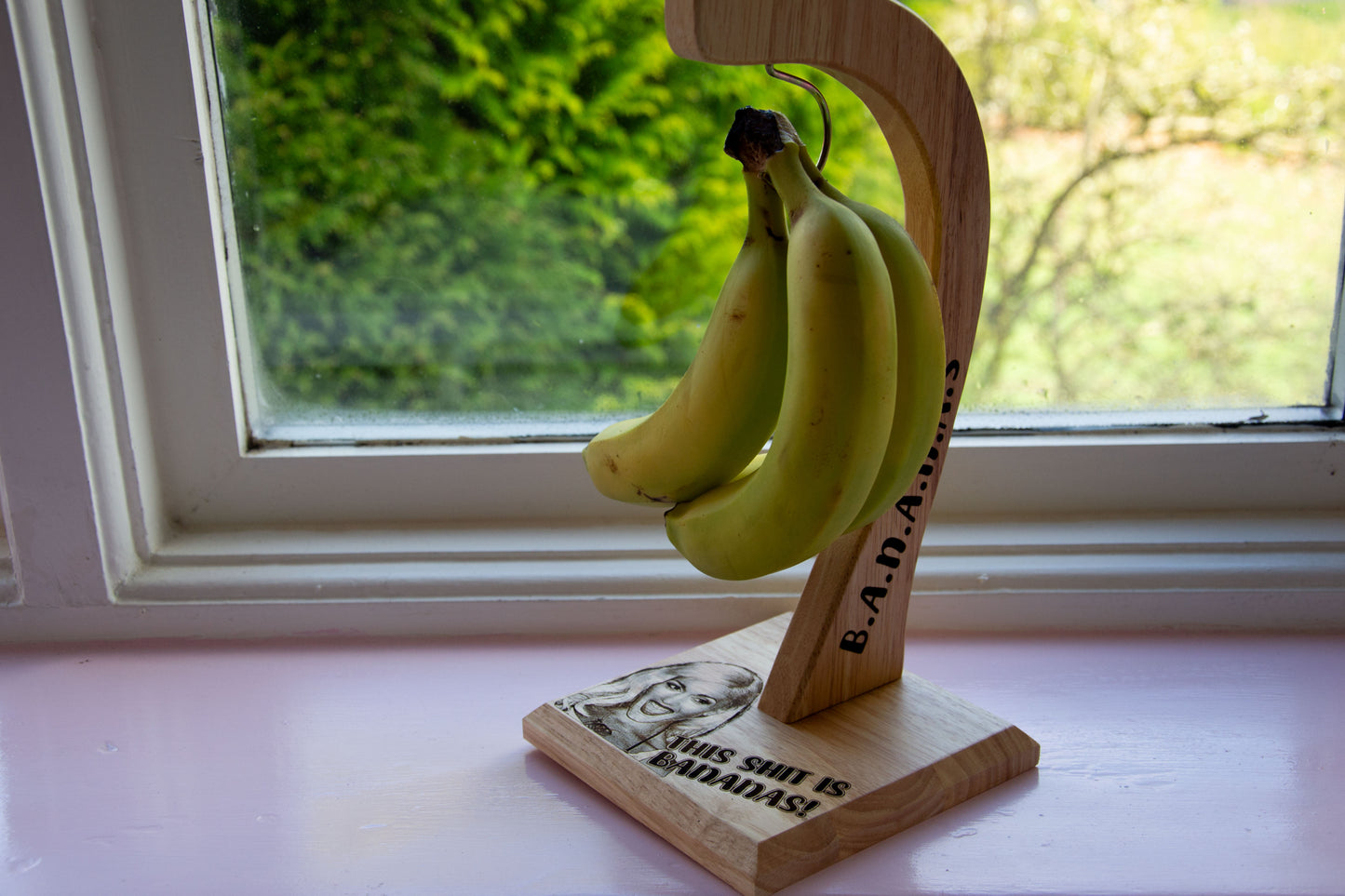 This S#!@ is Bananas - Hollaback Girl - Banana Stand // Gwen Stefani inspired Banana holder Noughties kitchenware meme gift