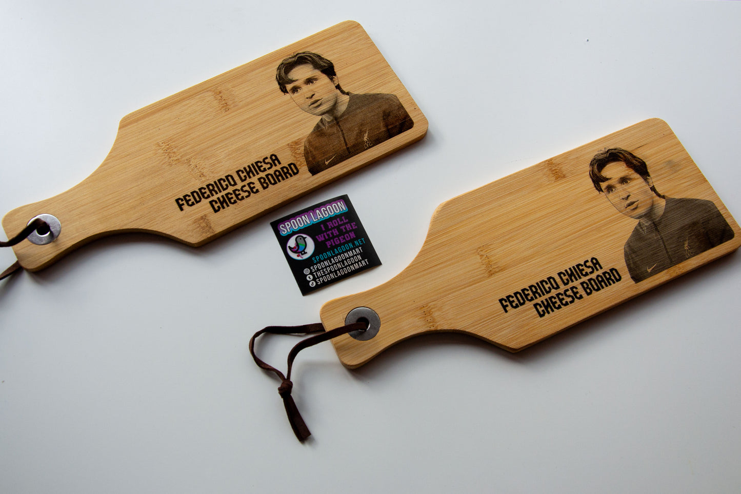Federico Chiesa Bamboo Cheese Board // LFC Liverpool FC inspired fan gift