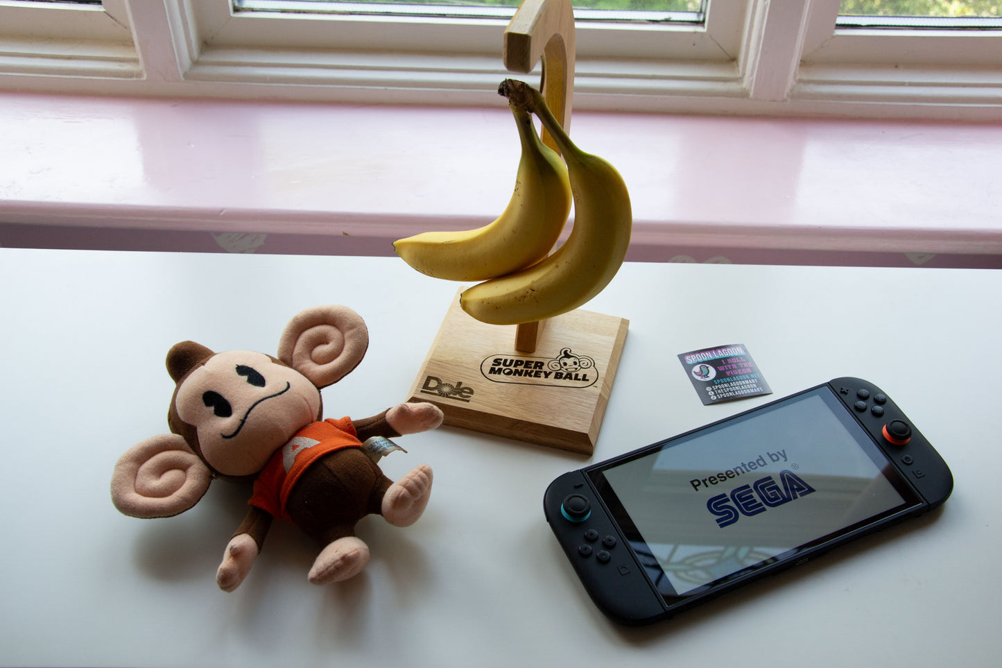Super Monkey Ball inspired - Banana Tree Holder (wired controller stand)