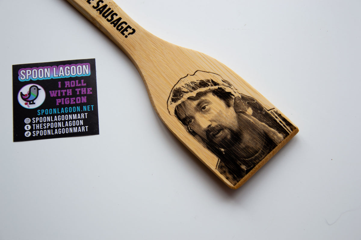 Freddy Got Fingered Kitchen Spatula - "Daddy would you like some sausage" Tom Green Fans - Personalise it