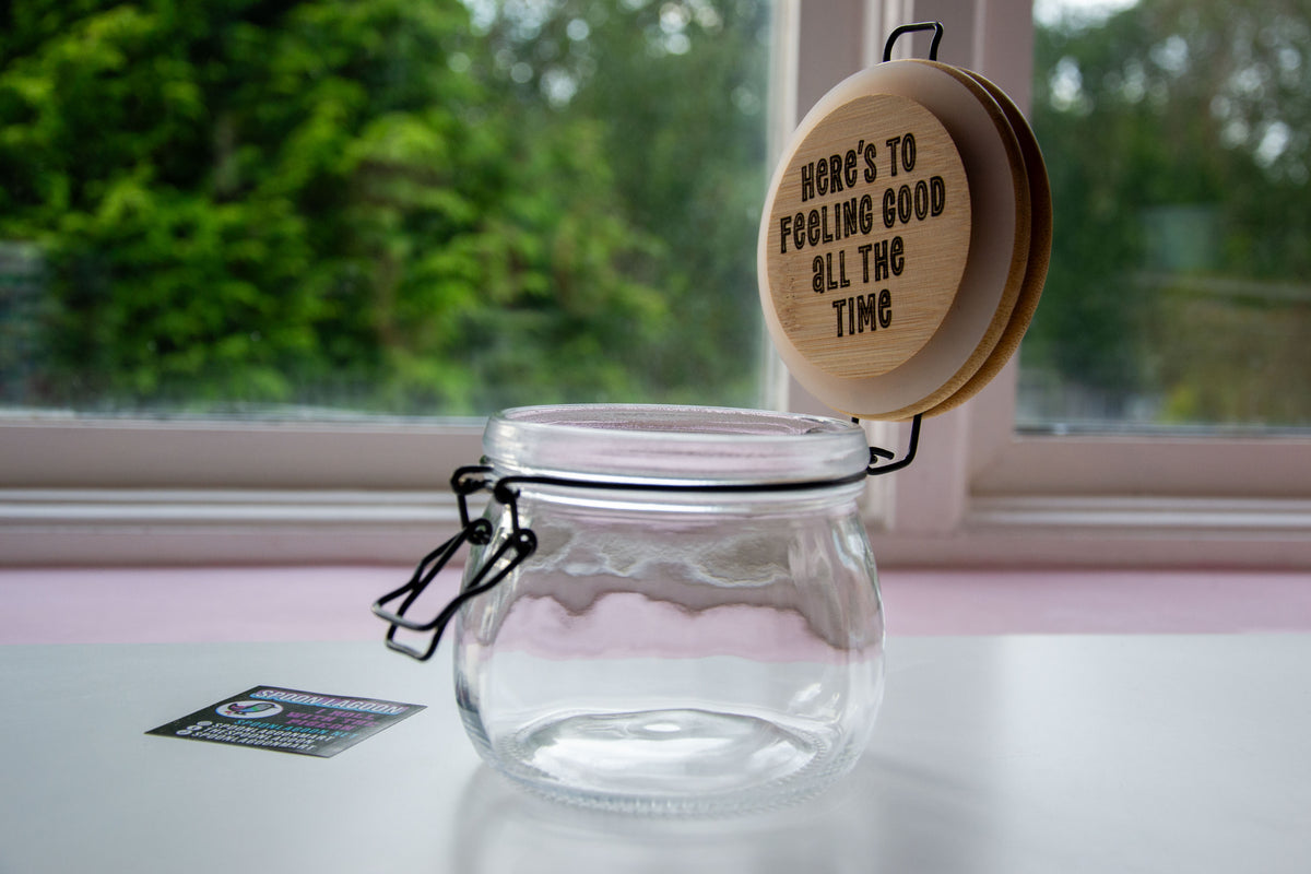 These pretzels are making me thirsty - Cosmo Kramer inspired Glass Food Jar // Perfect for Snacks!
