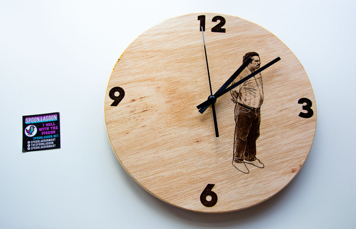 Narcos Pablo Escobar Meme Wall Clock - 30cm Diameter
