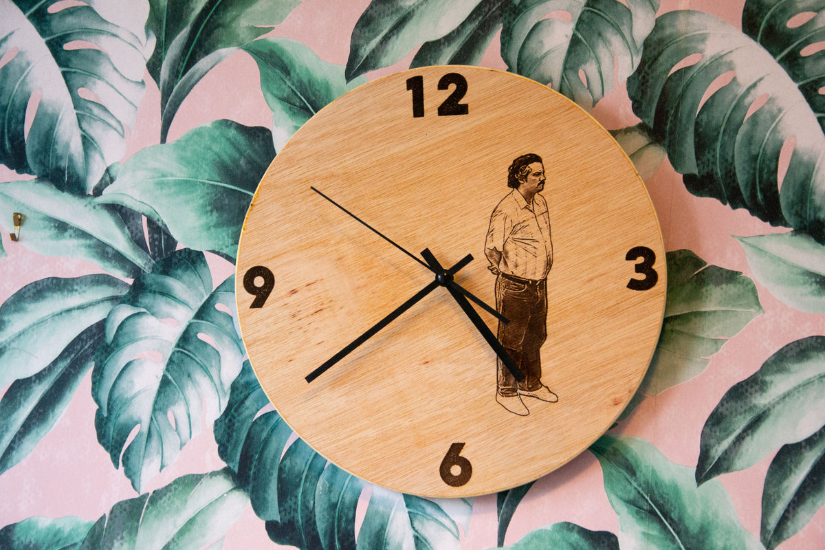 Narcos Pablo Escobar Meme Wall Clock - 30cm Diameter