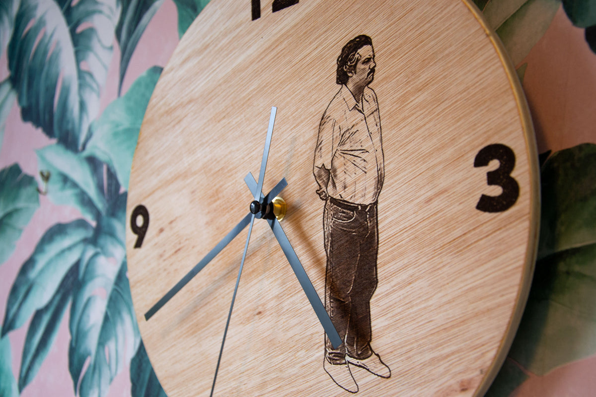 Narcos Pablo Escobar Meme Wall Clock - 30cm Diameter