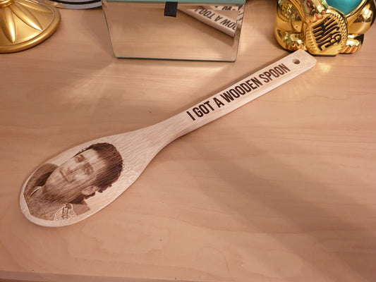 The Waterboy - I Got a Wooden Spoon - Kitchen Spoon - Adam Sandler Classic Comedy Movie Gift - Bobby Boucher