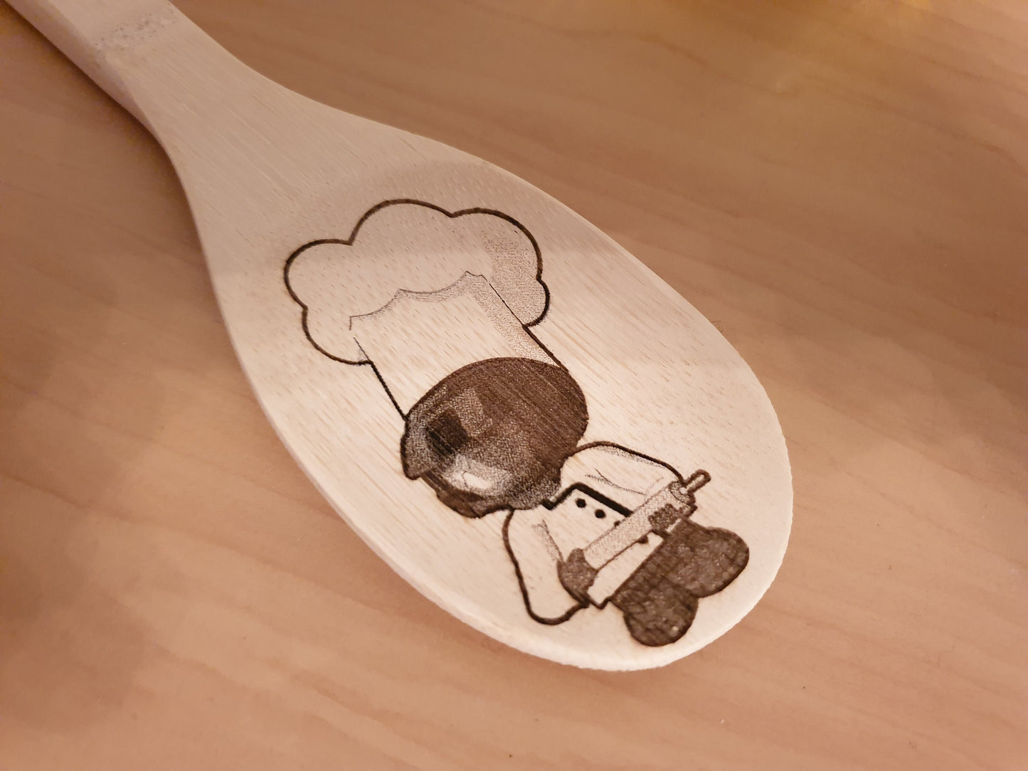 Halo Masterchief Wooden Spoon - Masterchef - Video Game Fan Gift Housewarming Microsoft Xbox