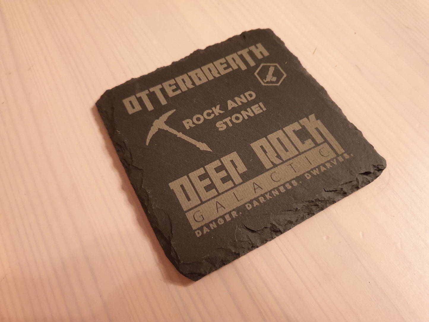 Deep Rock Galactic Coaster - Customisable Coaster - Rock and Stone! - Awesome Gift for Miners of Hoxxes // Gaming Co-Op Dwarves DRG