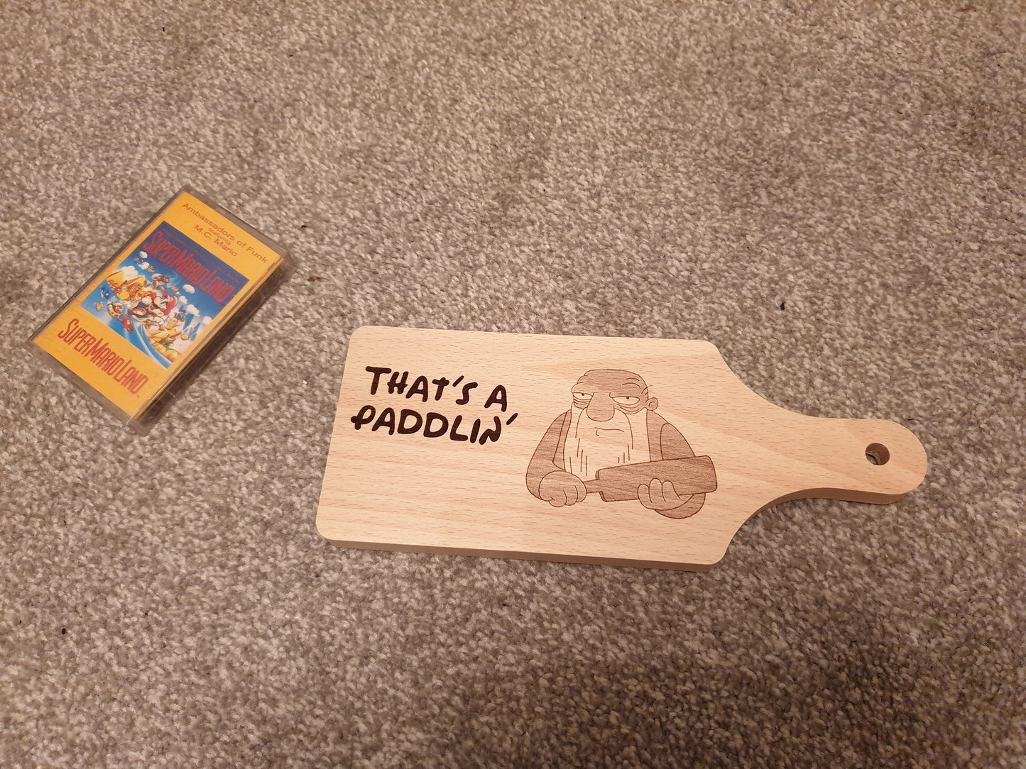 That's a Paddlin - Jasper - The Simpsons - Mini Paddle // Serving Board Kitchen Meme