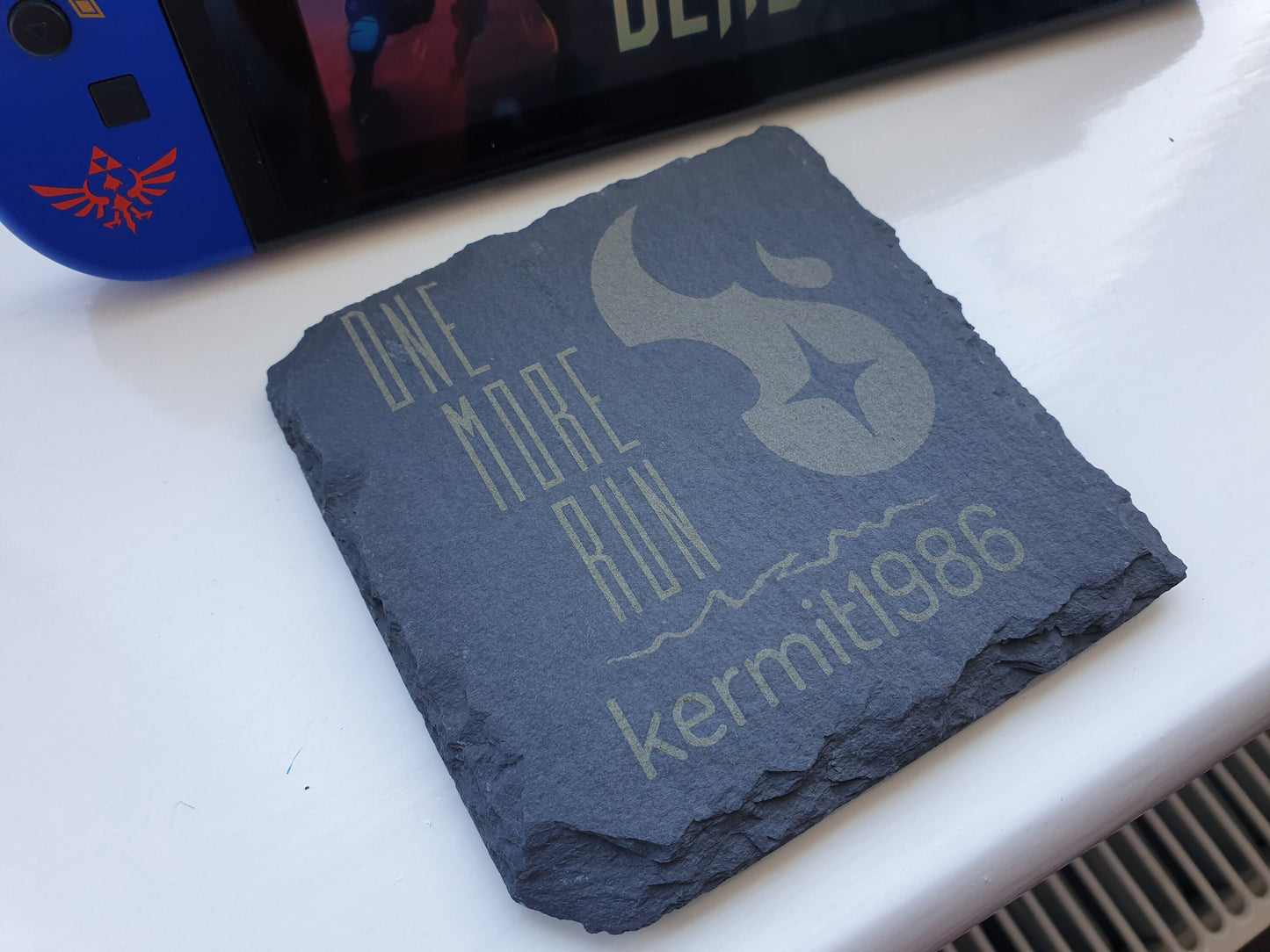 Dead Cells - One More Run - Personalised coaster // Indie Gaming Customisable Personalised Gamer Gift