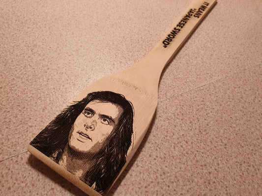 Samurai Cop Spatula -Joe Marshall Frank Washington /  "Cause I'm an undercover cop"  Cult Bad Movie Gift Cinema Amir Shevan