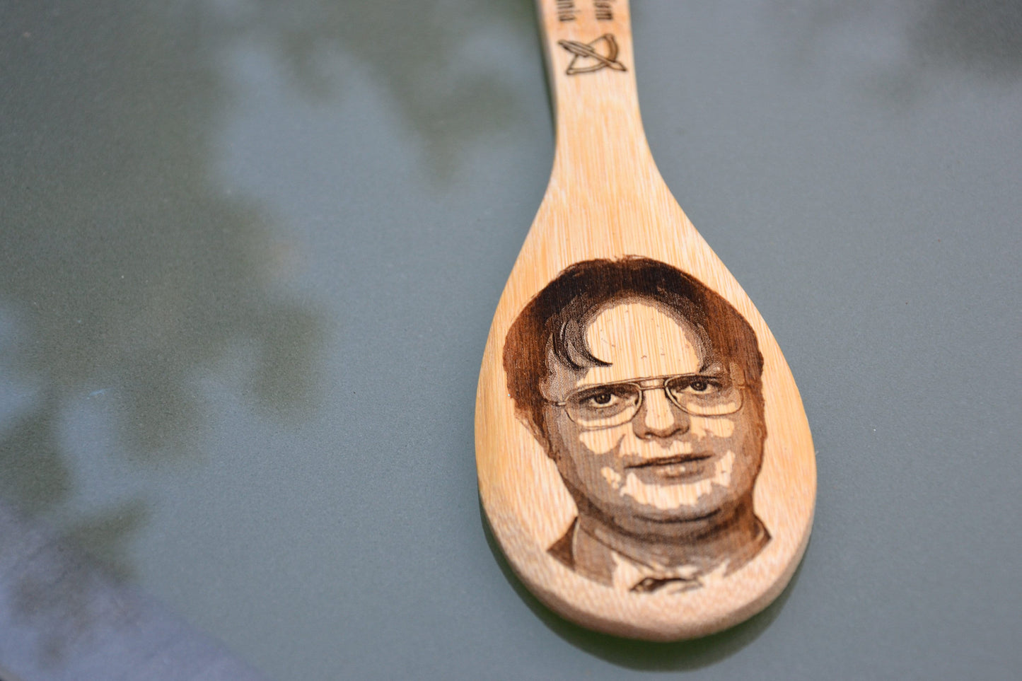 Schrute Farms Wooden Spatula // An excellent household kitchen gift for fans of The Office - Dwight Agrotourism