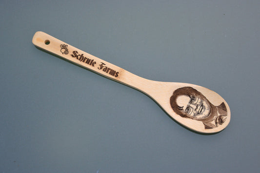 Schrute Farms Wooden Spatula // An excellent household kitchen gift for fans of The Office - Dwight Agrotourism