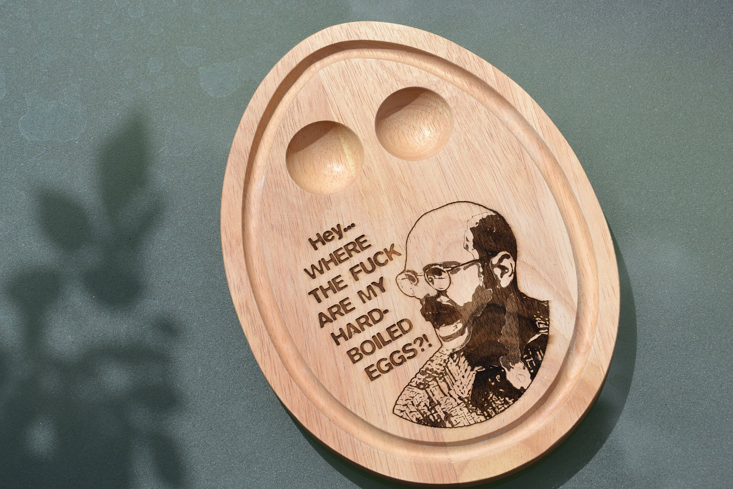 Tobias Fünke - "Where The F are my hard-boiled eggs" Breakfast Board - Arrested Development inspired// Bamboo Serving Tray Bluth Family Gift