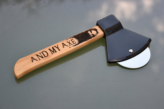 Gimli And My Axe - Lord of the Rings inspired Pizza Cutter Axe -  Cinema Kitchenware - Tolkien Middle Earth Don't Tell the Elf Customisable