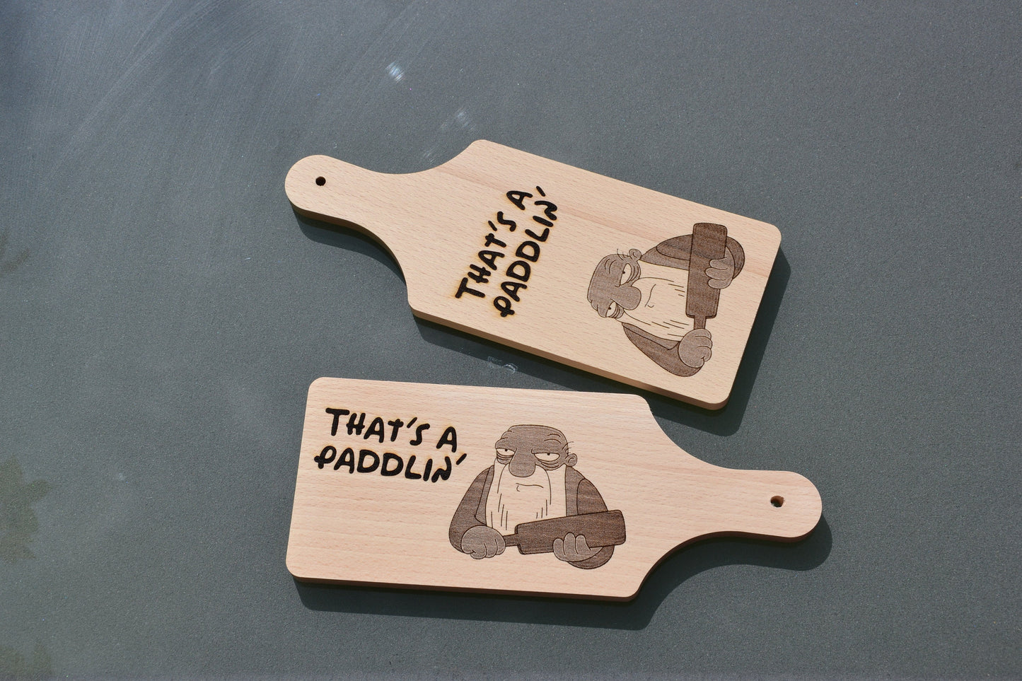 That's a Paddlin - Jasper - The Simpsons - Mini Paddle // Serving Board Kitchen Meme