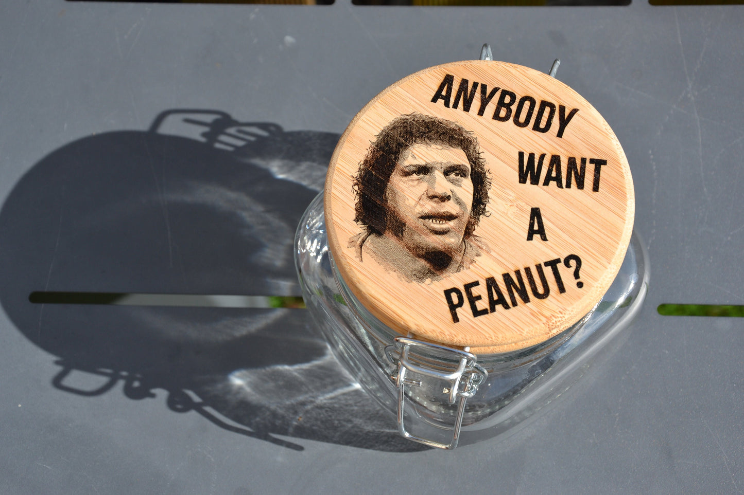 Anybody Want A Peanut - The Princess Bride inspired Peanut Jar // Fezzik Inigo Montoya 80s Inspired Gift for movie fans Andre The Giant