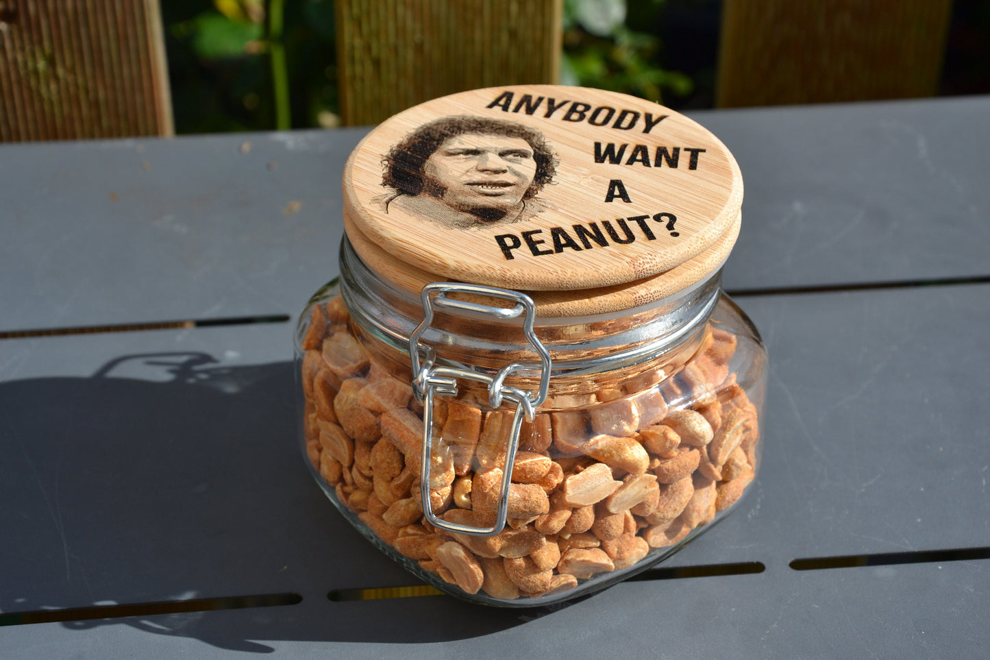 Anybody Want A Peanut - The Princess Bride inspired Peanut Jar // Fezzik Inigo Montoya 80s Inspired Gift for movie fans Andre The Giant