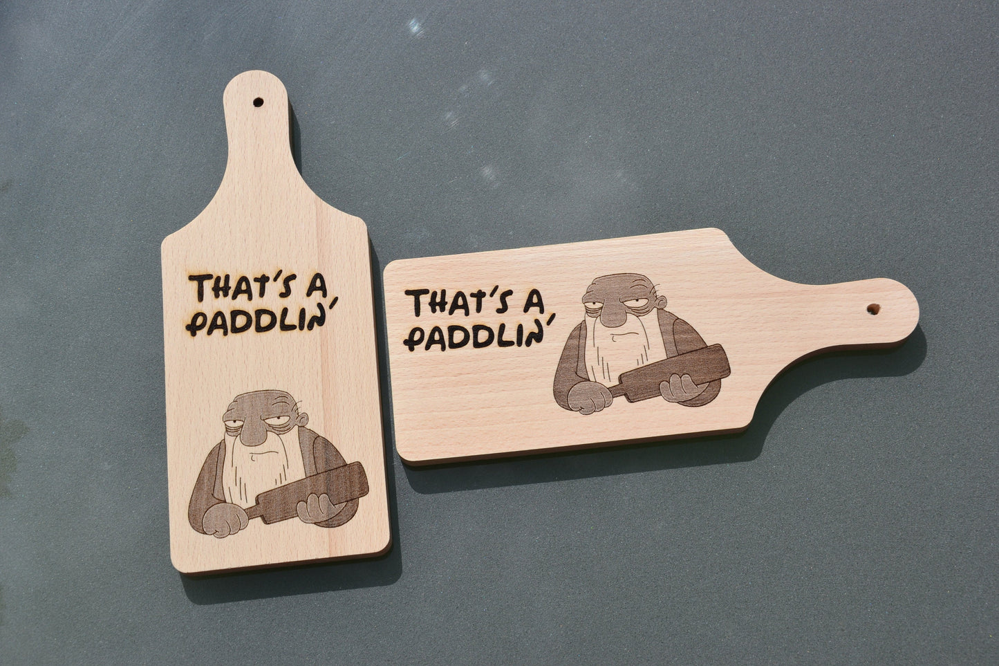 That's a Paddlin - Jasper - The Simpsons - Mini Paddle // Serving Board Kitchen Meme