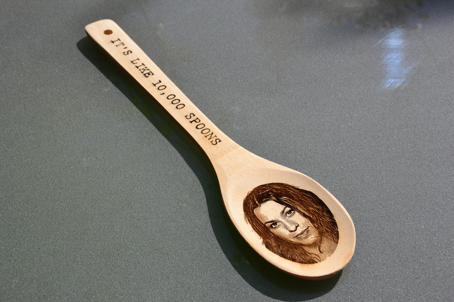 It's like 10,000 Spoons... Alanis Morissette Ironic inspired Kitchen Spoon// 90s Kid Fan Gift Music Pop Mother's Day Funny