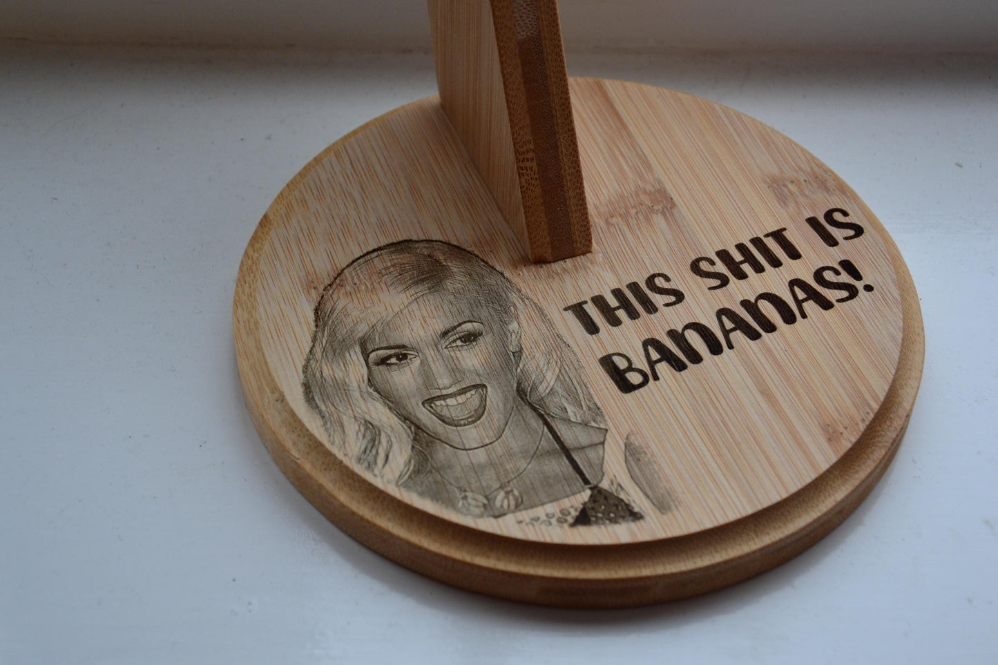 This S#!@ is Bananas - Hollaback Girl - Banana Stand // Gwen Stefani inspired Banana holder Noughties kitchenware meme gift